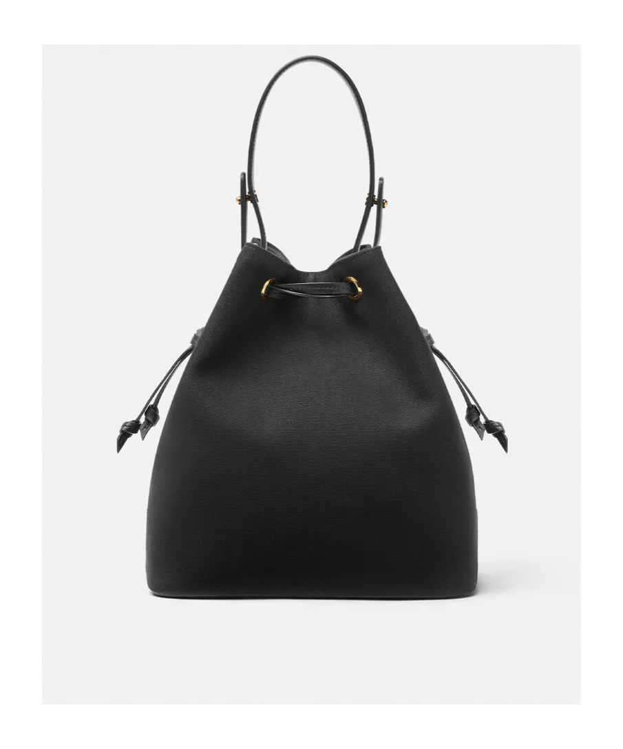 Versace La Medusa Drawstring Bucket Bag