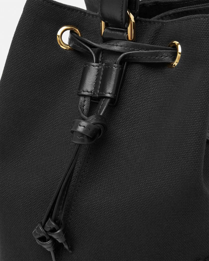 Versace La Medusa Drawstring Bucket Bag