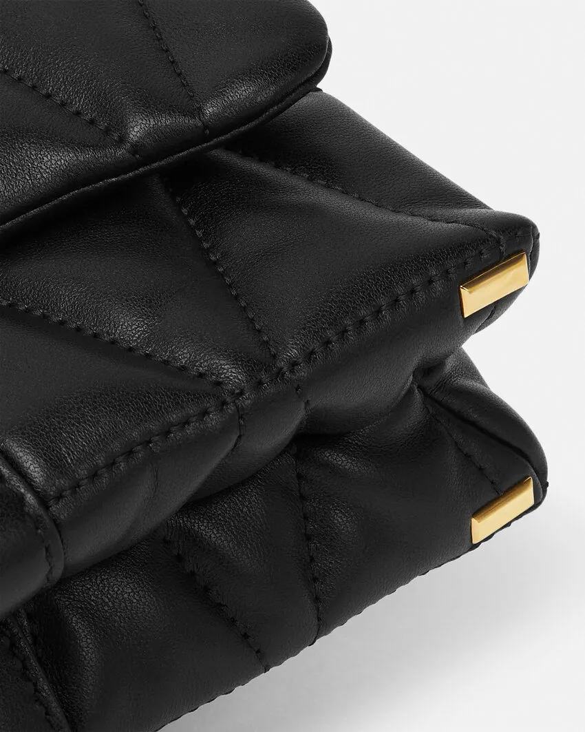 Versace Kleio Quilted Mini Crossbody Bag