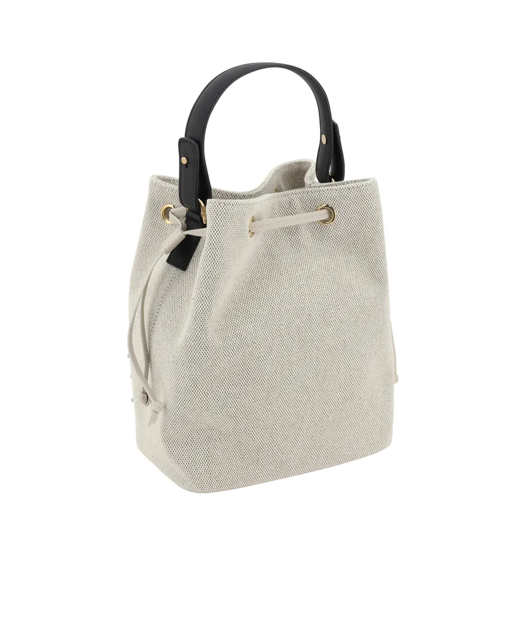 Versace Medusa-Plaque Drawstring Bucket Bag