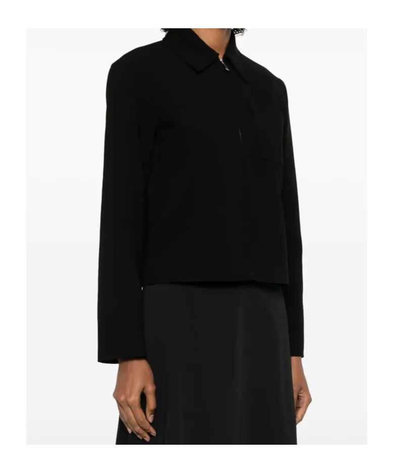 Theory Zip-Up Cropped Jacket