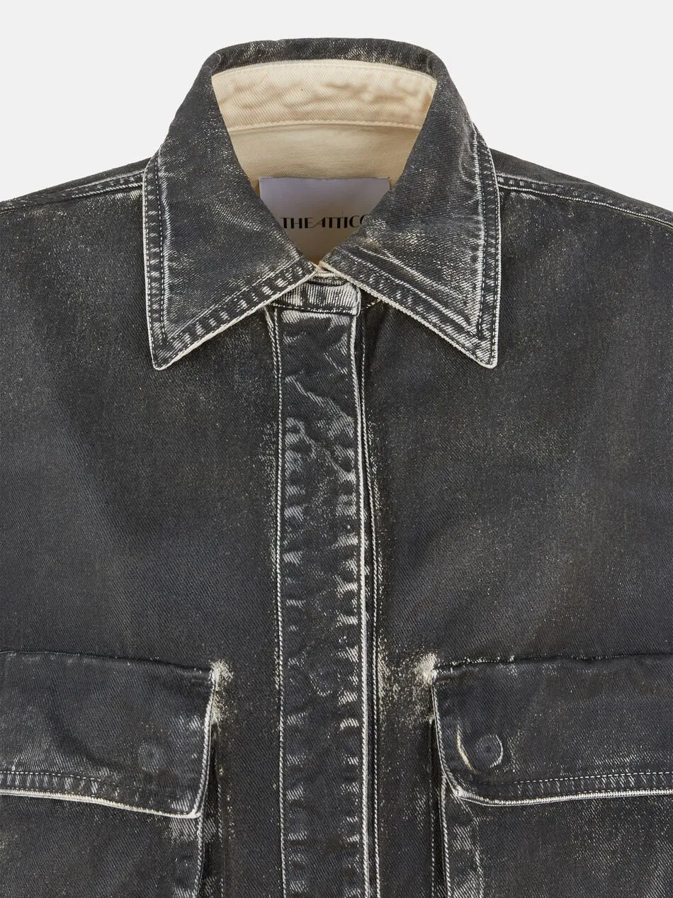 The Attico Flap Pocket Denim Jacket