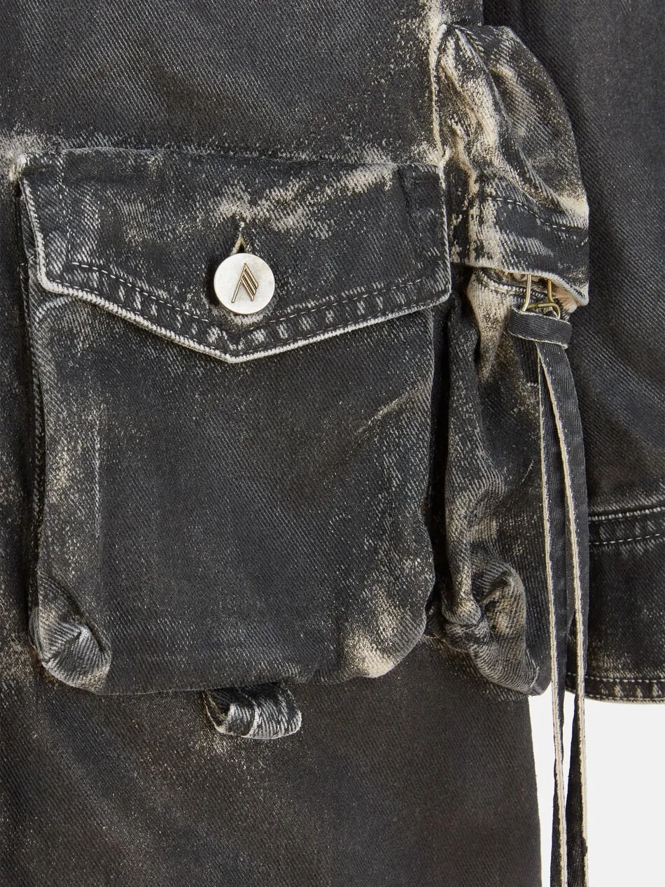 The Attico Flap Pocket Denim Jacket