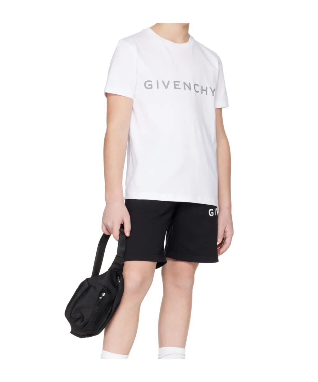 Givenchy Kids Logo-Print Crewneck T-Shirt