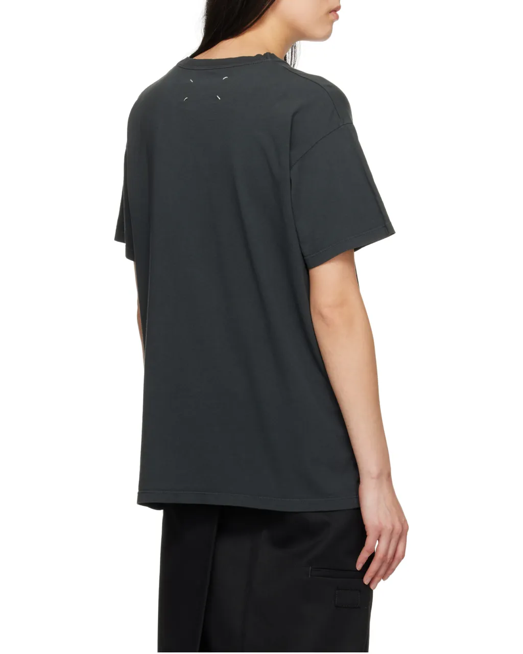 Maison Margiela Logo Stamped Crewneck T-Shirt