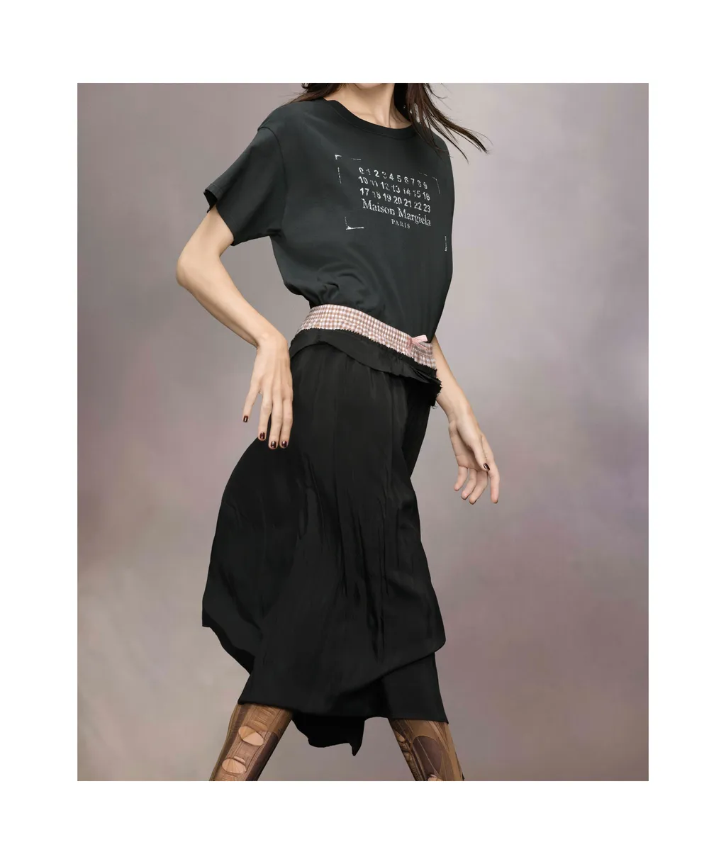 Maison Margiela Logo Stamped Crewneck T-Shirt