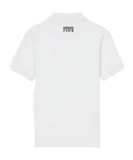 Kenzo Happy Tiger Embroidered Slim Polo Shirt