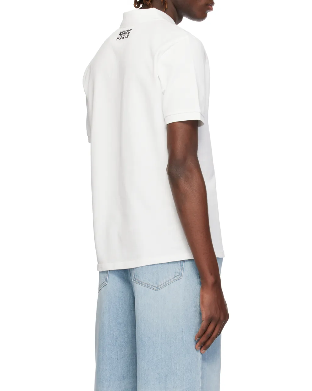 Kenzo Happy Tiger Embroidered Slim Polo Shirt