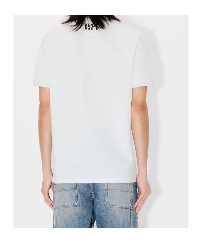 Kenzo Happy Tiger Embroidered Slim Polo Shirt