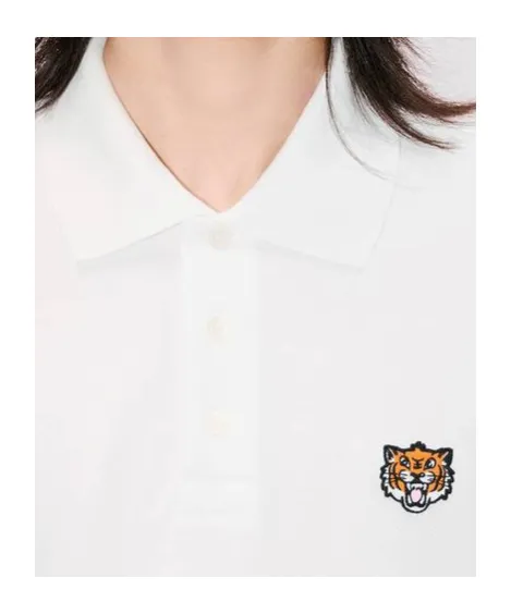 Kenzo Happy Tiger Embroidered Slim Polo Shirt