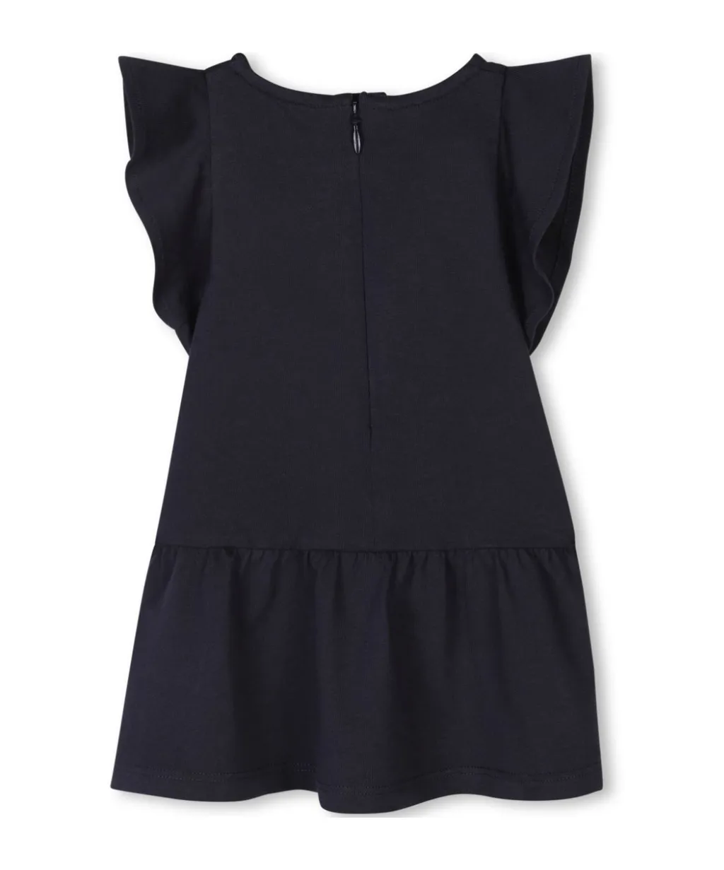 Logo Embroidered Dress