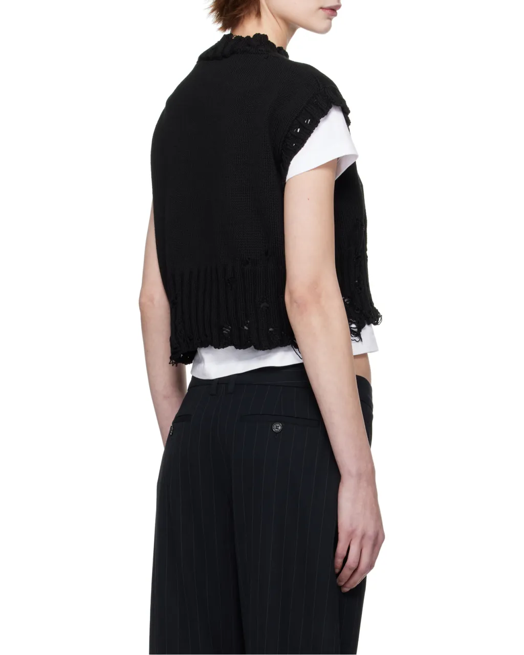 Marni Distressed Knitted Top