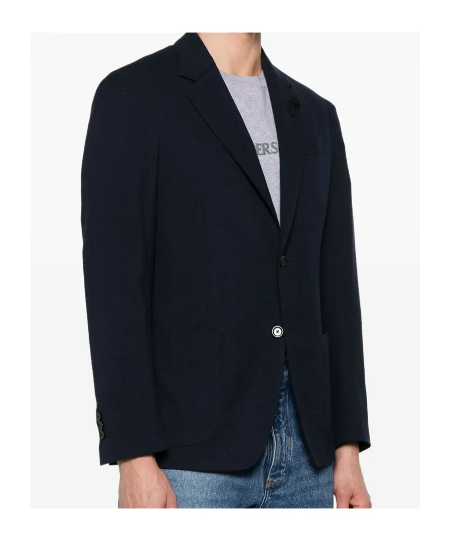Lardini Single-Breasted Tailored Blazer