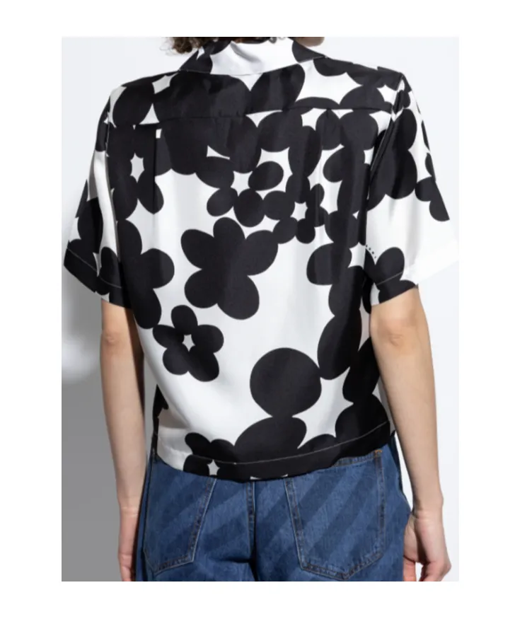 Marni Floral Printed Short-Sleeve Shirt