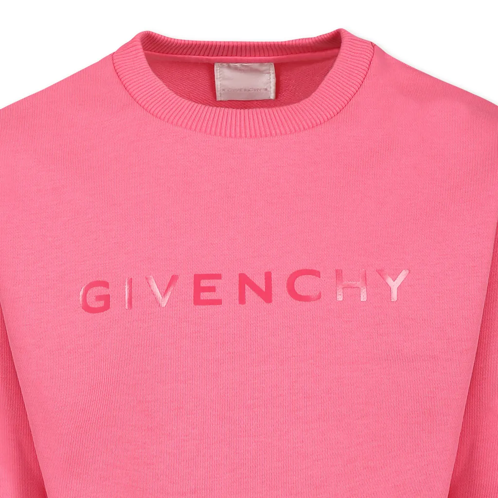 Givenchy Kids Logo-Print Crewneck Sweatshirt