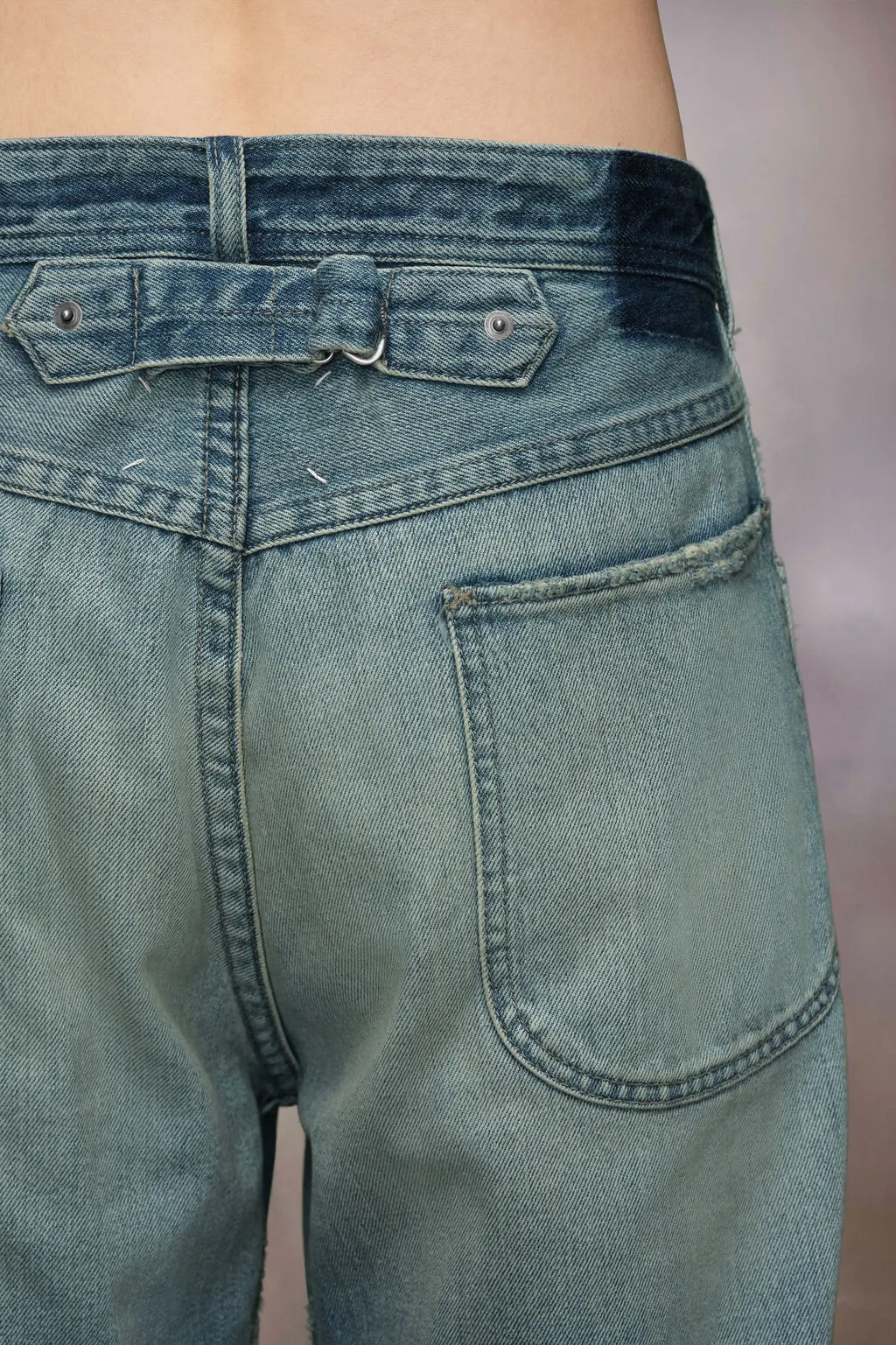 Maison Margiela Distressed High-Waist Jeans