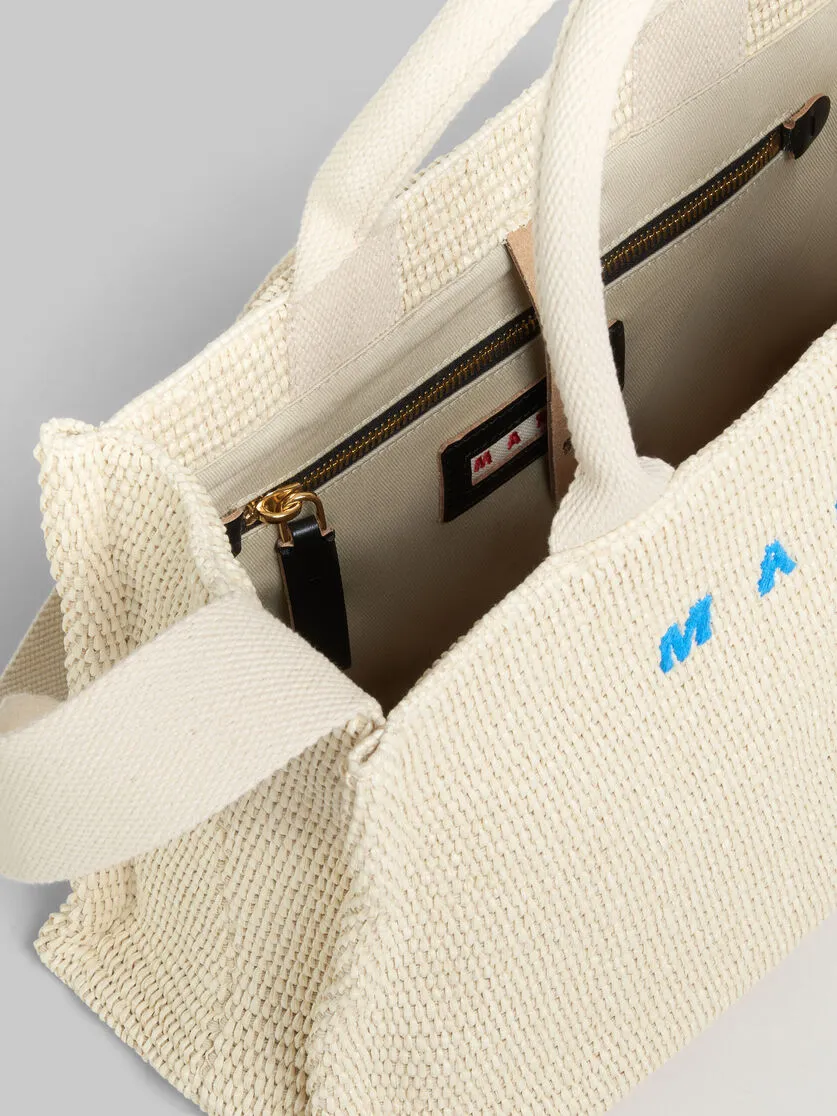 Marni Tropicalia Logo Embroidered Small Tote Bag