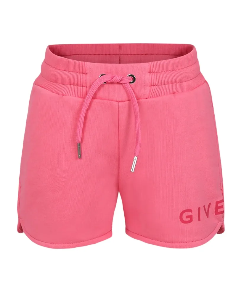 Givenchy Kids Logo Printed Drawstring Shorts