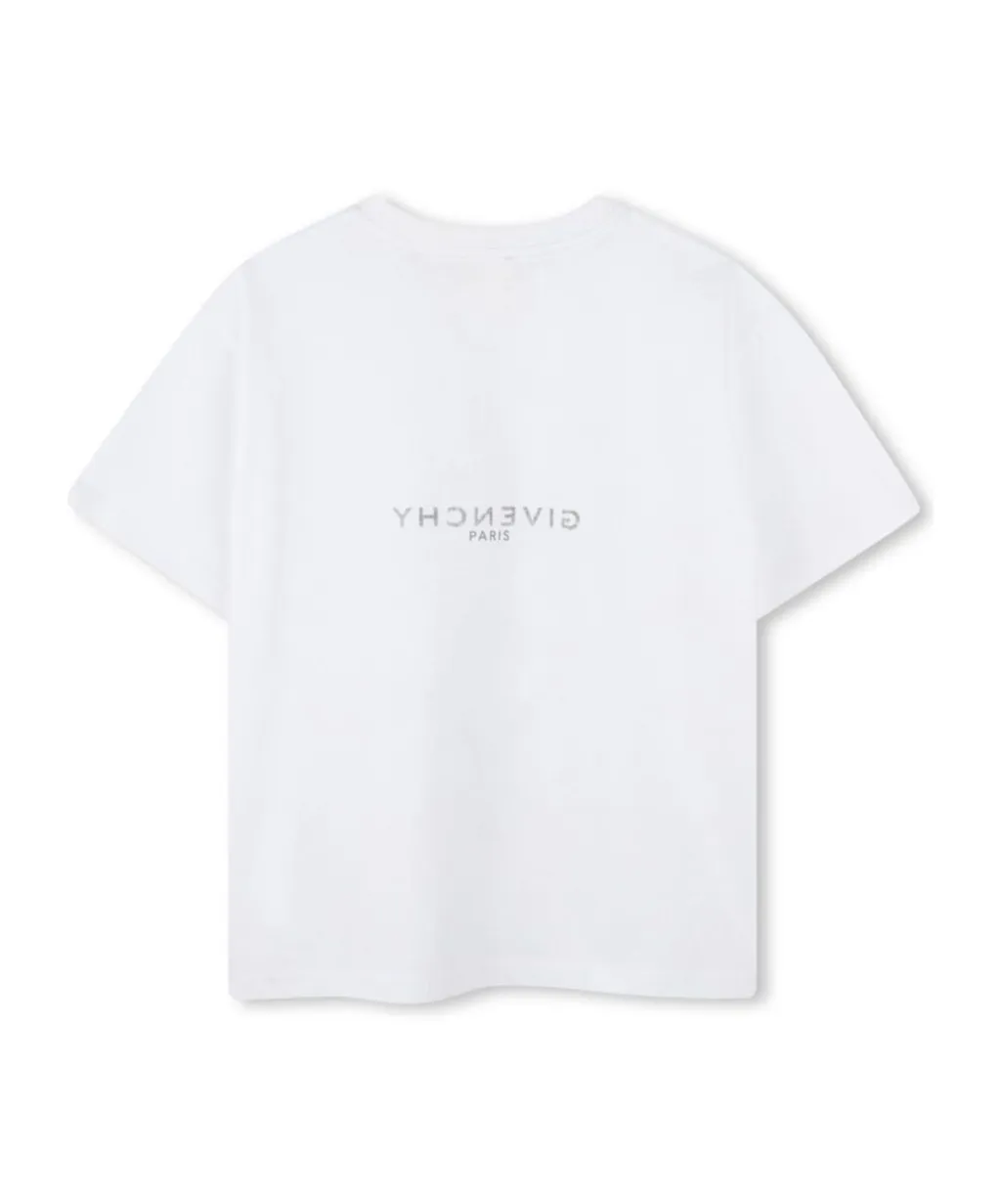 Givenchy Kids Logo Printed Crewneck T-Shirt
