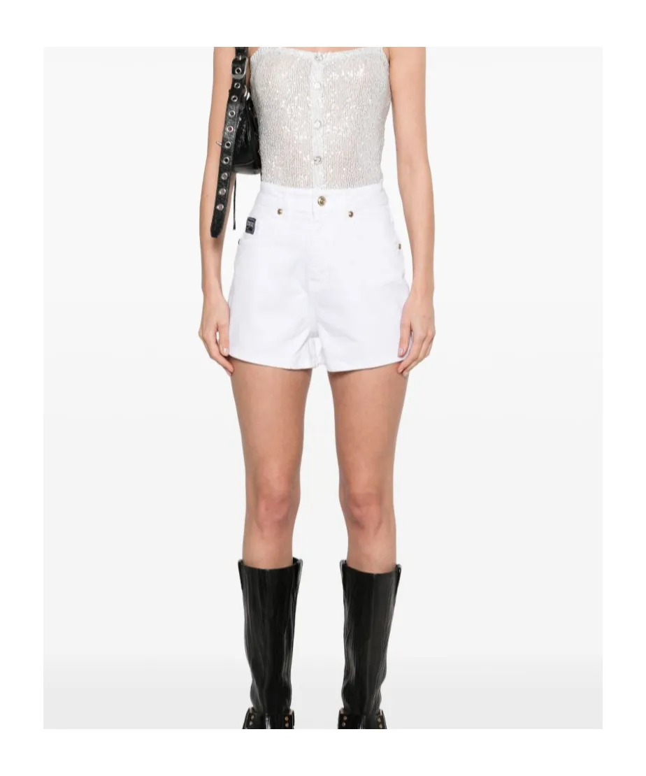 Versace Jeans Couture Logo Detail Shorts