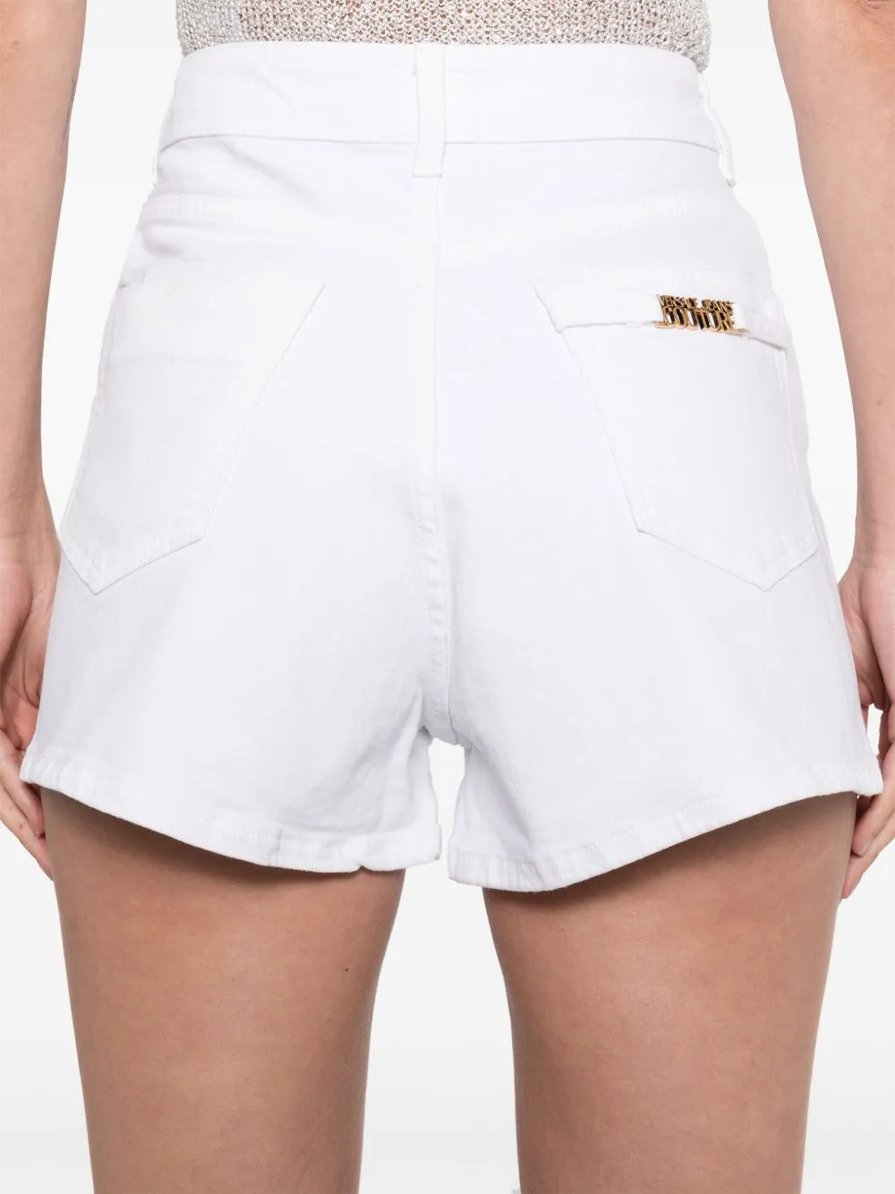 Versace Jeans Couture Logo Detail Shorts