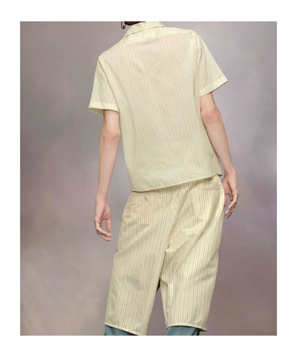 Short-Sleeve Silk Shirt