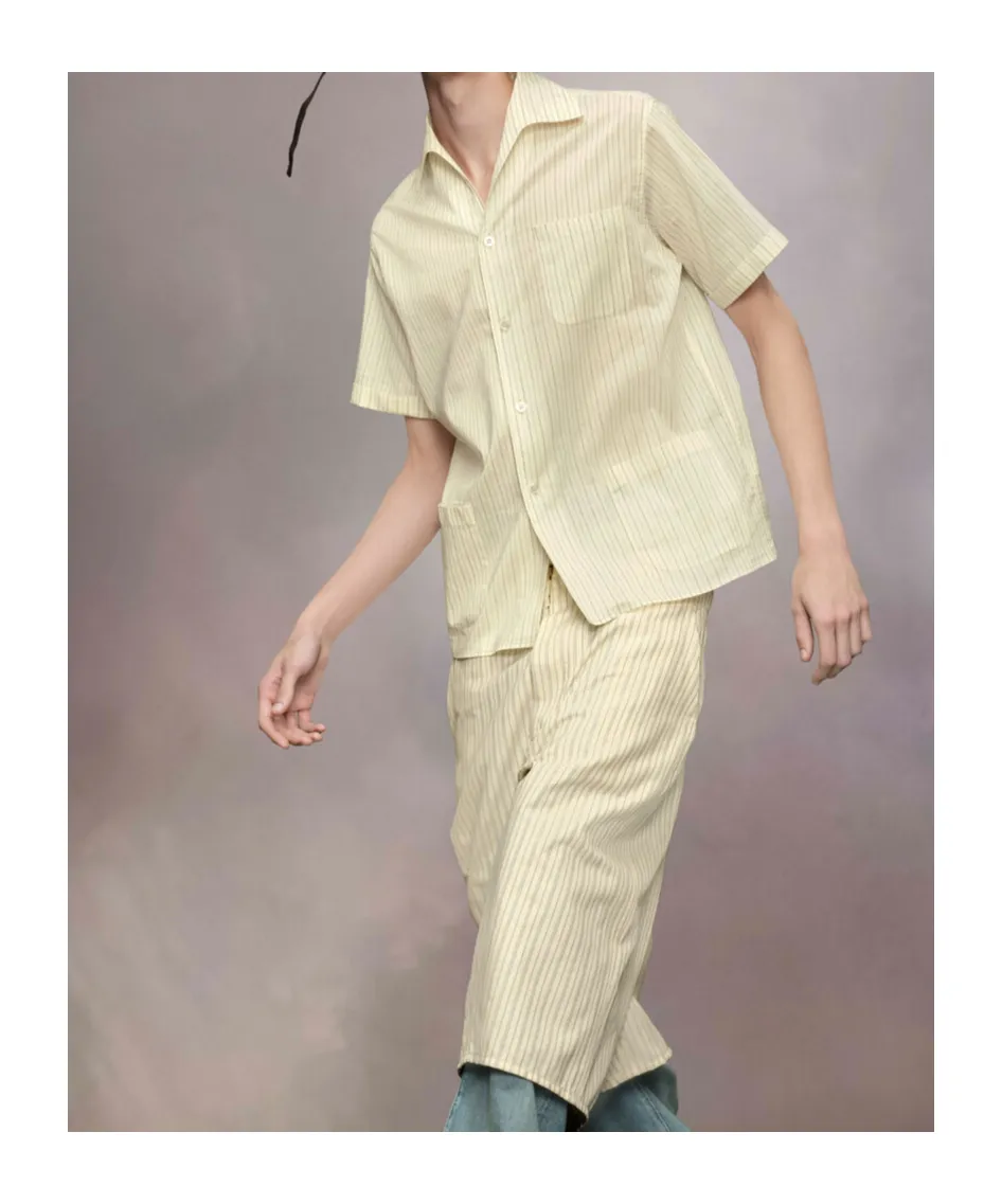Short-Sleeve Silk Shirt