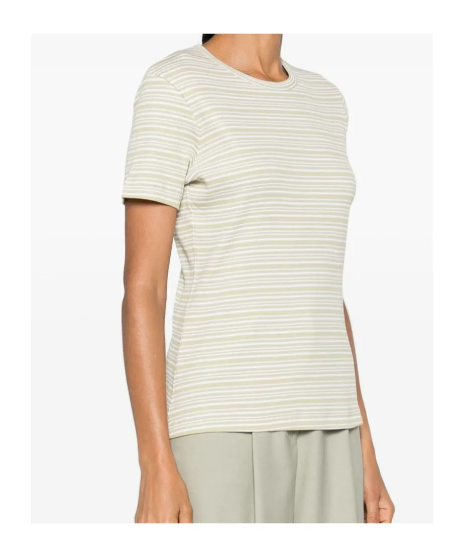 Striped Ribbed T-Shirt