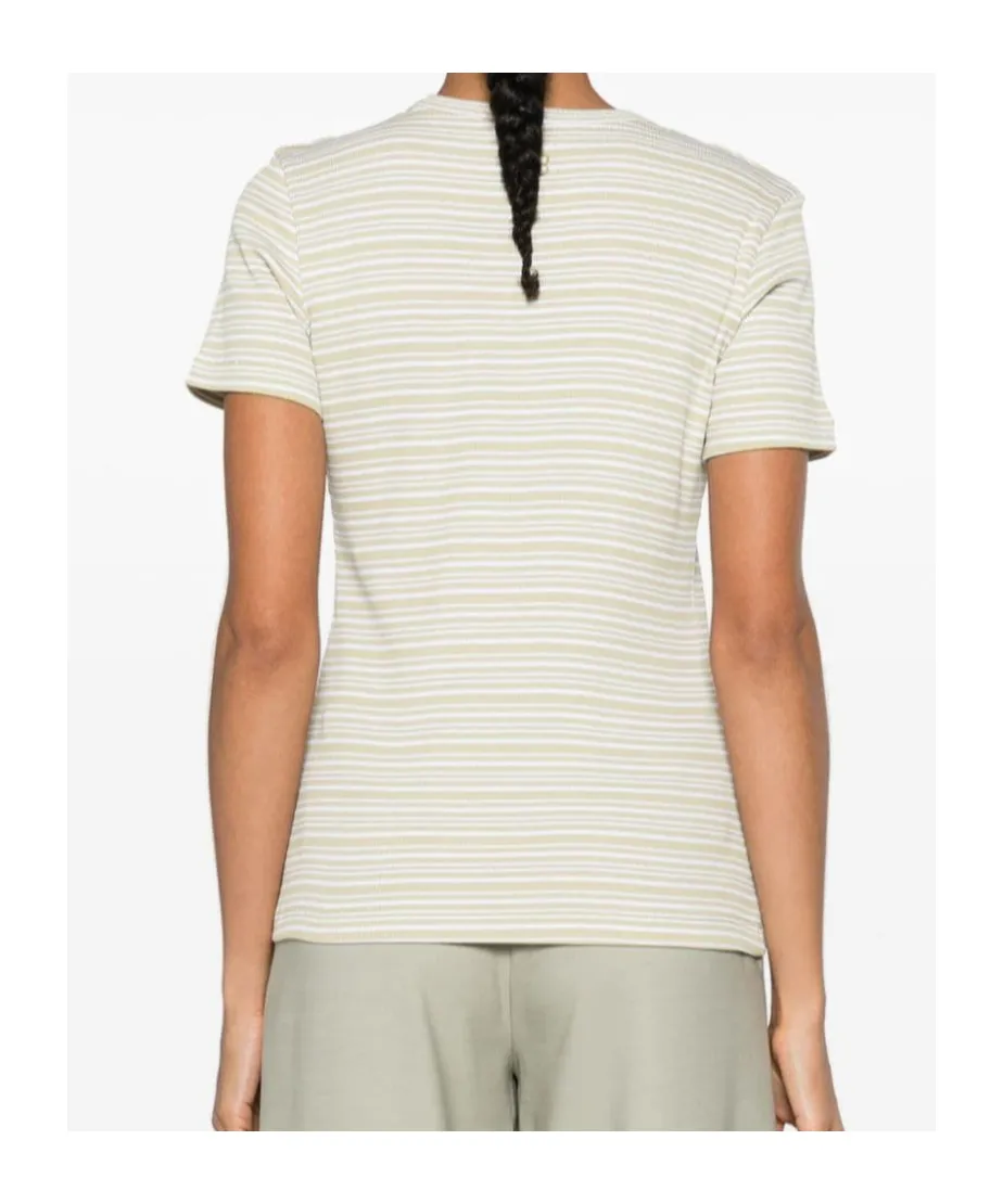 Striped Ribbed T-Shirt