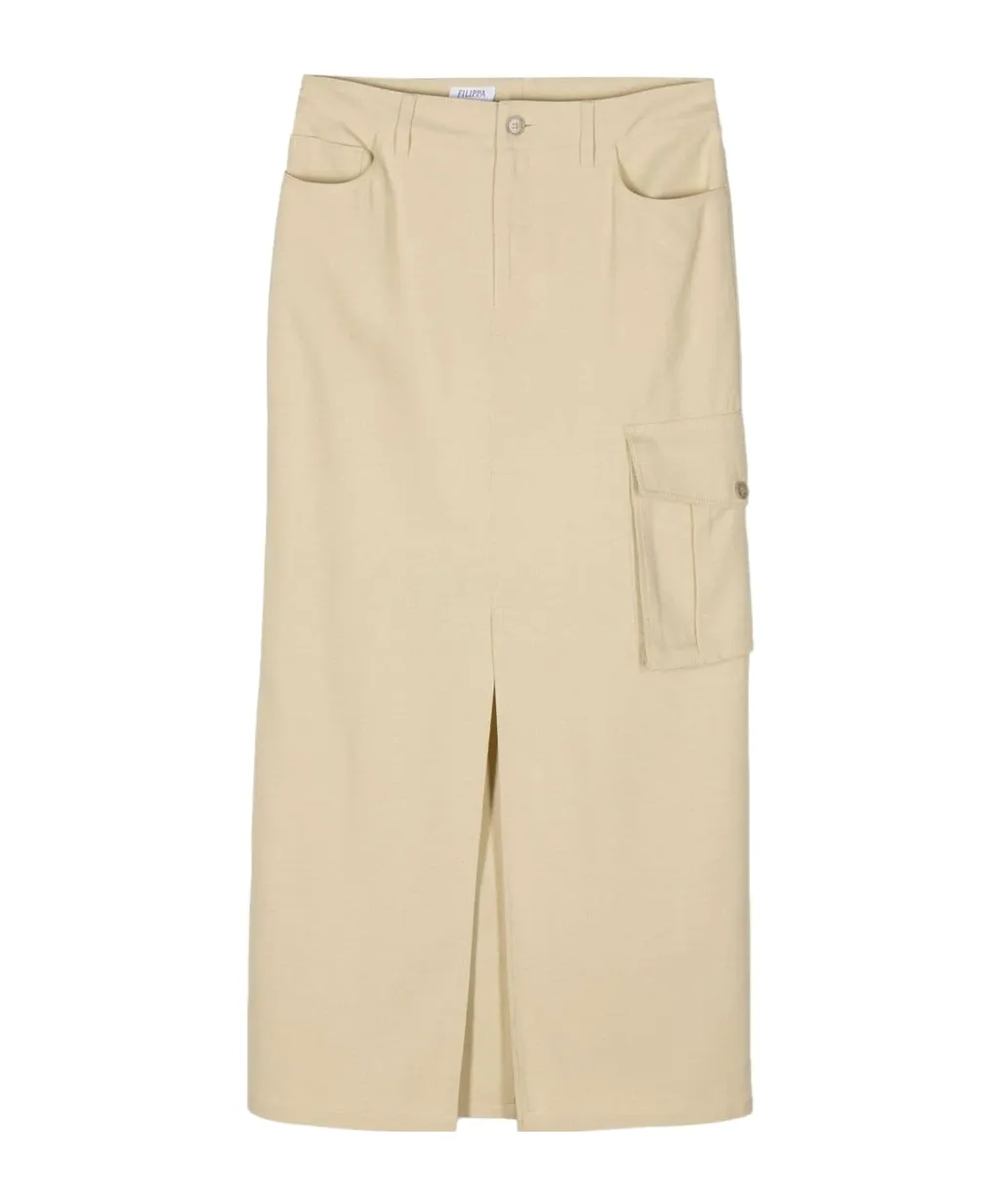 Slitted Maxi Skirt