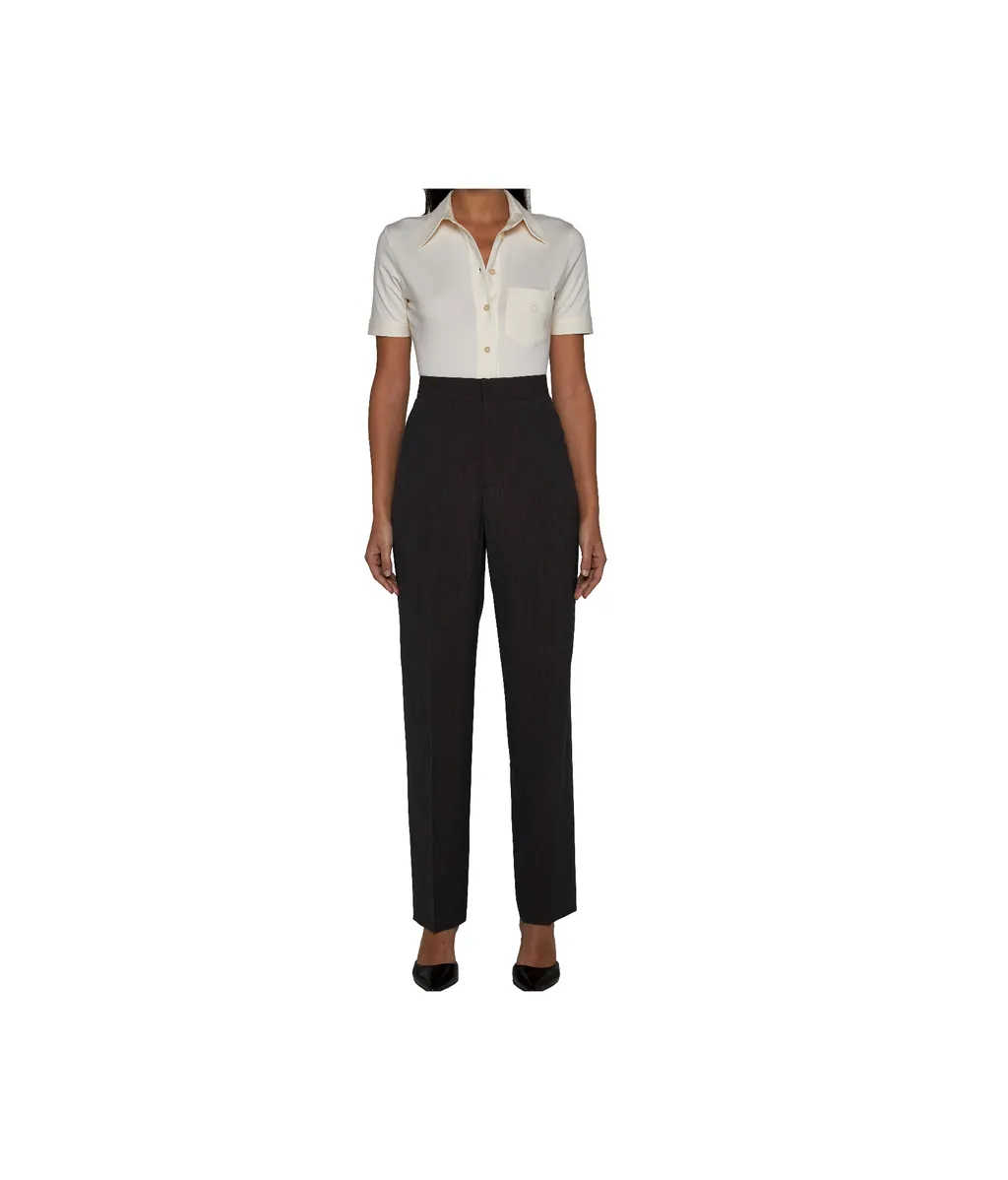 Monogram-Embroidered Cotton Shirt