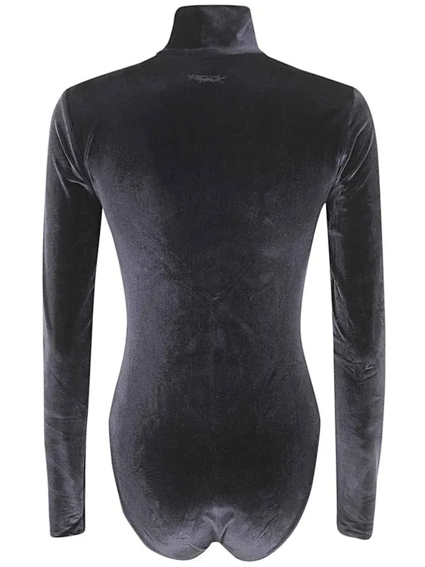 Zip-Up Velvet Body