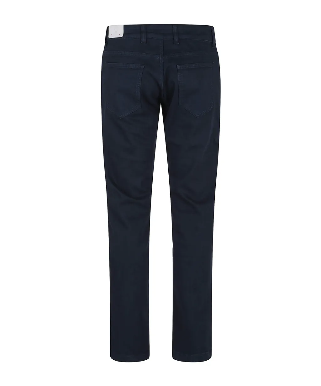 Low-Rise Tapered Jeans