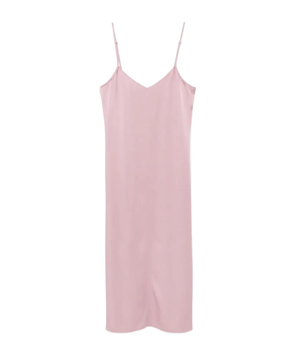 Satin Midi Dress