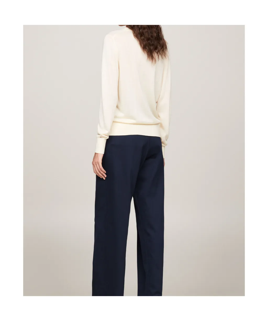 Tommy Hilfiger Long-Sleeved V-Neck Jumper