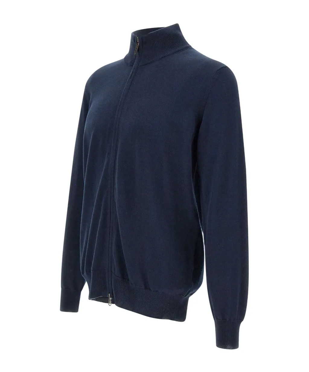 Kangra High Collar Zip Knitwear