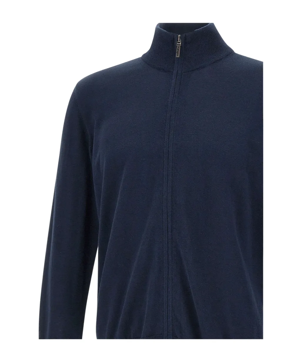 Kangra High Collar Zip Knitwear