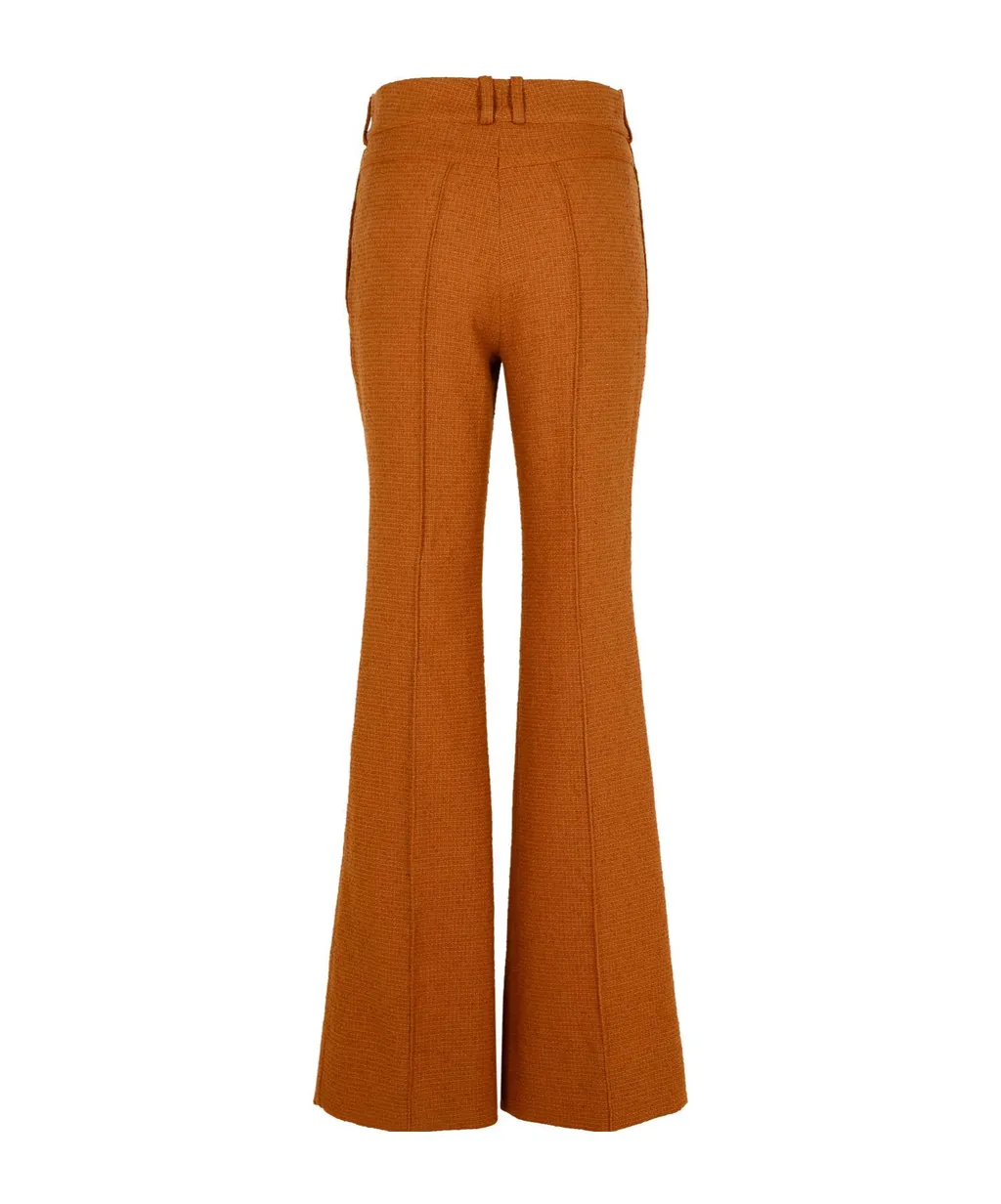 Patou Crease Detailed Flared Pants