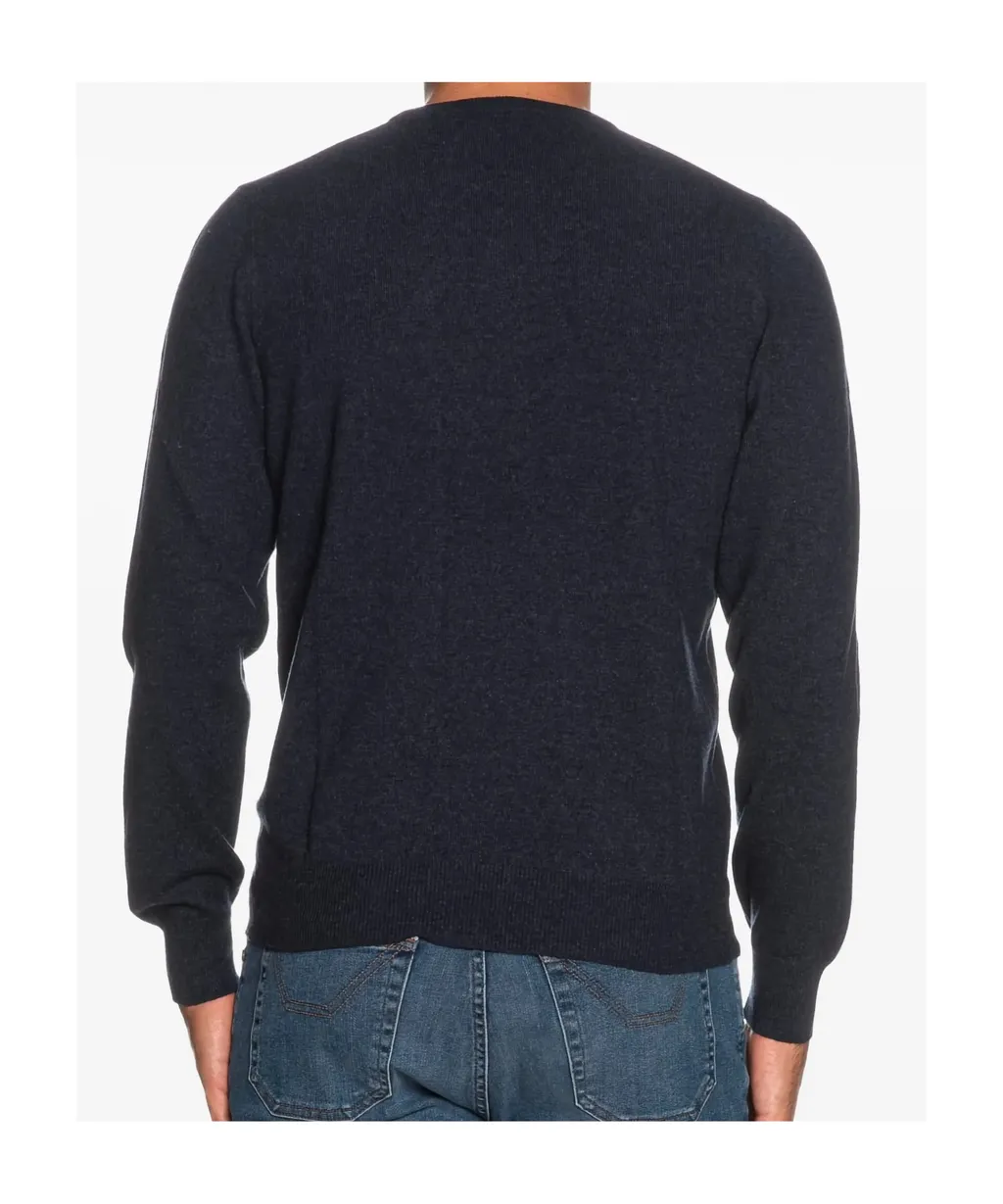 Crew-Neck Wool Sweater