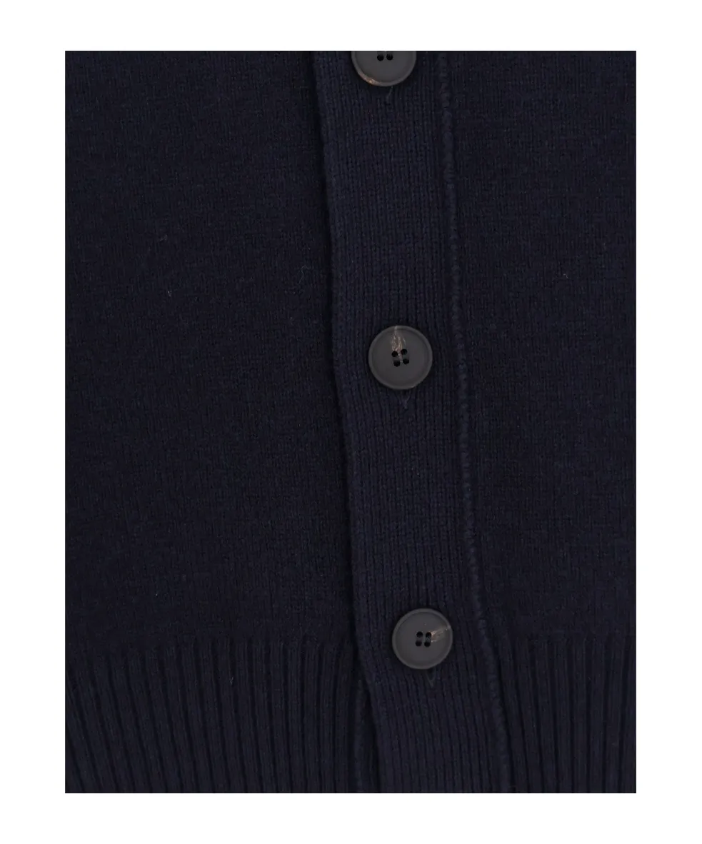 Buttoned Wool Cardigan