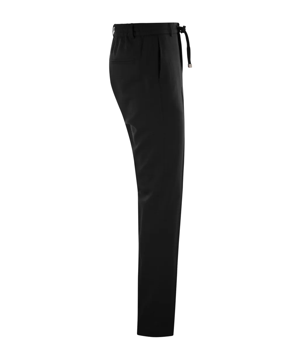 Peserico Drawstring Flannel Pants