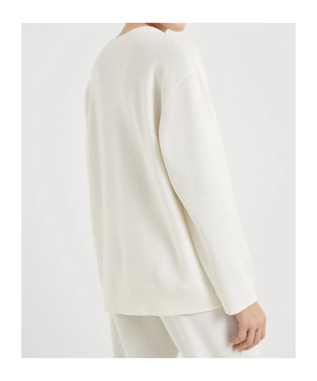 Brunello Cucinelli Logo Patch Knitted Jumper