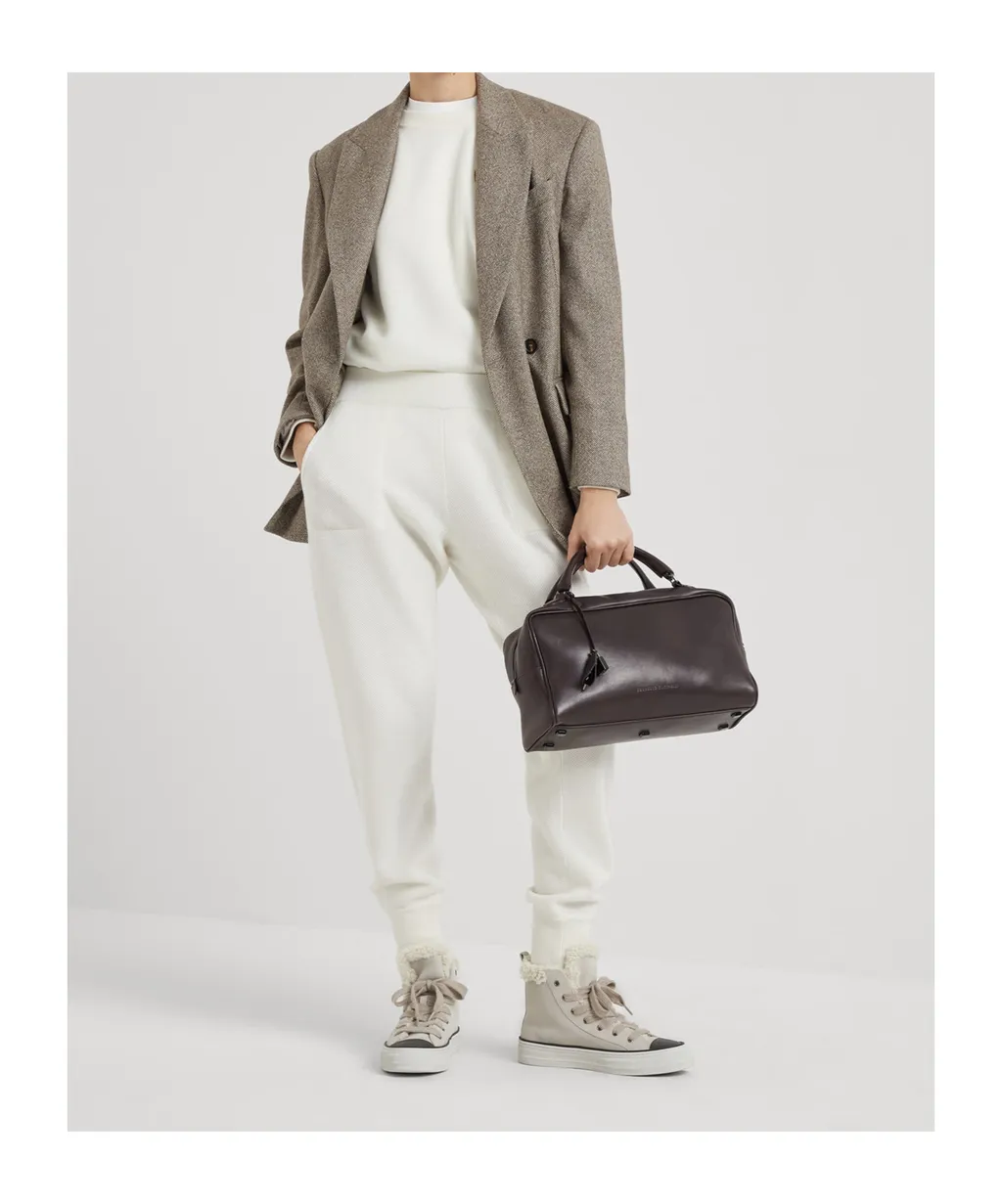 Brunello Cucinelli Logo Patch Knitted Jumper