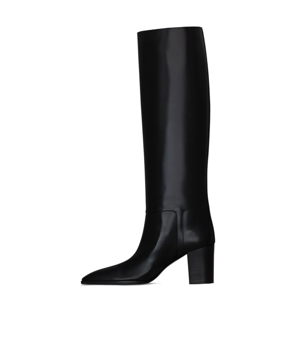 Saint Laurent Julia Square Toe Boots