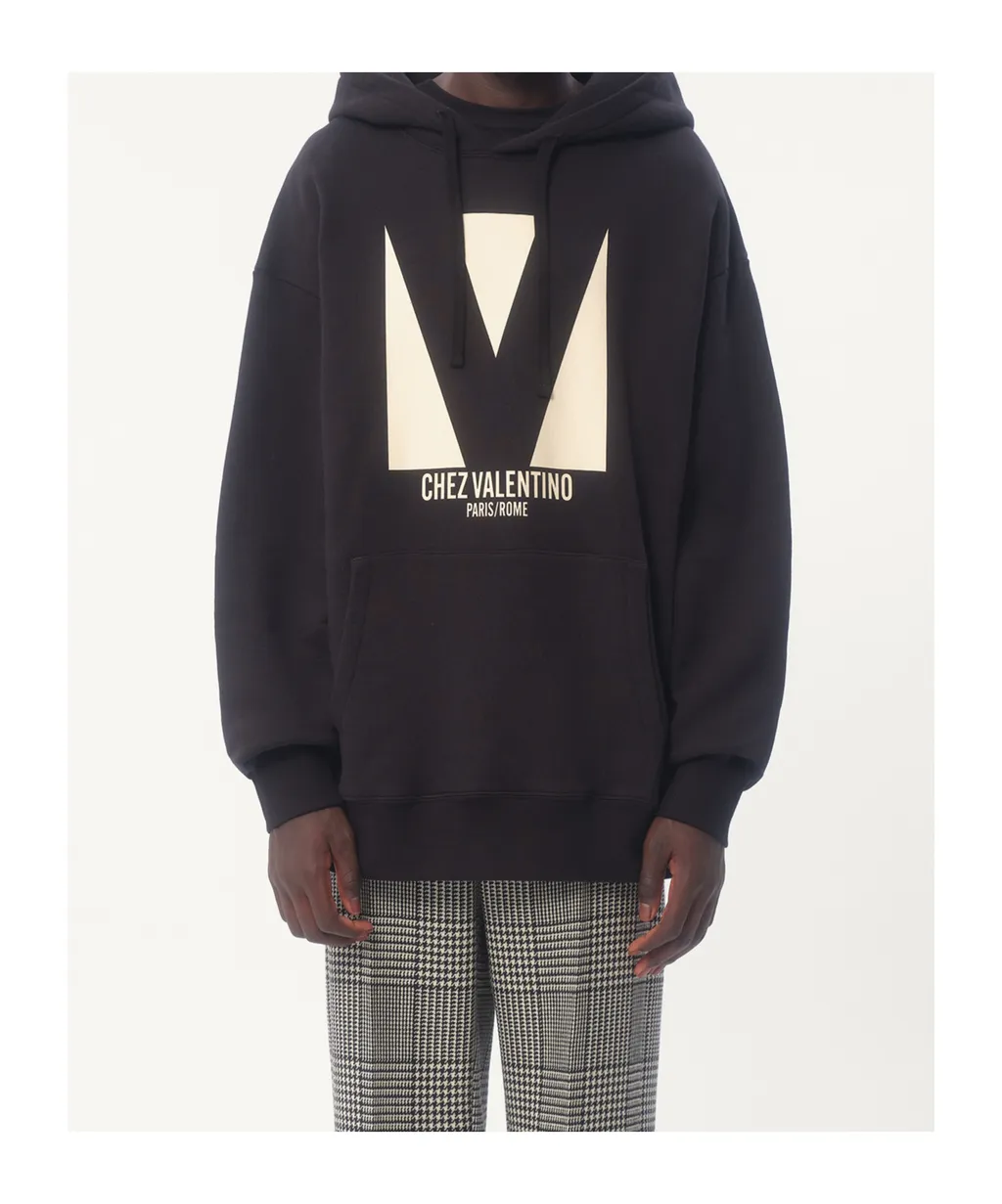 Valentino Chez Valentino Drawstring Hoodie