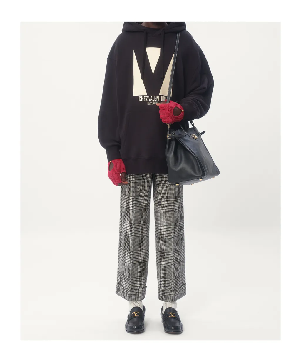 Valentino Chez Valentino Drawstring Hoodie