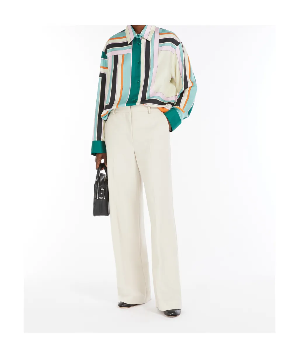 Weekend Max Mara Stretch Wide Leg Trousers