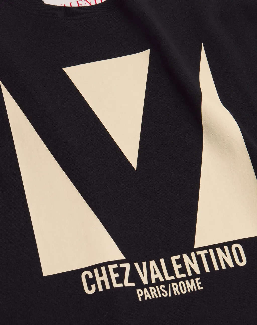 Valentino Chez Valentino-Printed Crewneck T-Shirt