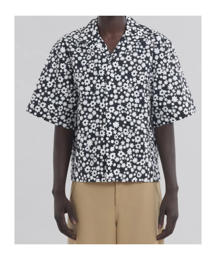 Marni Pop Fields Motif Boxy Shirt