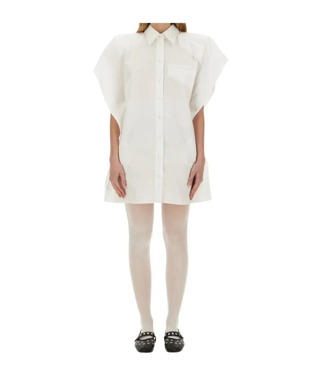 Stella Mccartney Short-Sleeved Mini Shirt Dress